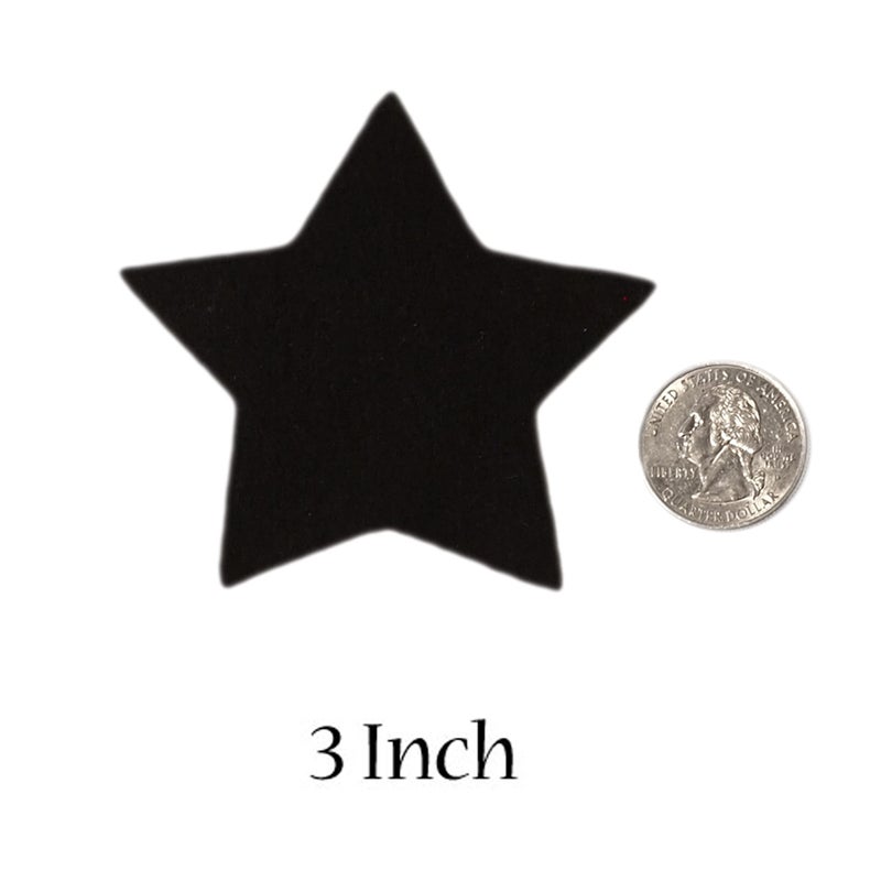 Playfully Ever After 3 Inch 35pc Felt Stars (White) - Image 2